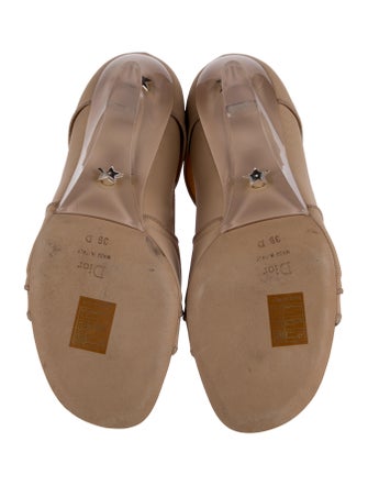 Christian Dior Raw-Edge Trim Gladiator Sandals