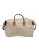 Christian Dior Coated Canvas Honey Comb Handle Bag