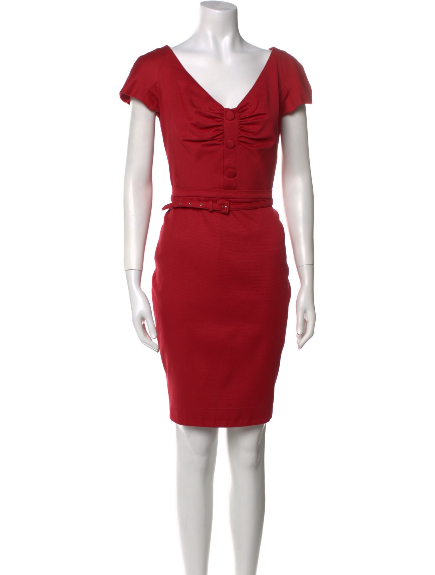 Christian Dior V-Neck Mini Dress