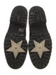 Christian Dior Cannage Pattern Leather Combat Boots
