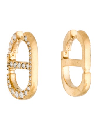 Christian Dior Crystal 30 Montaigne Drop Earrings