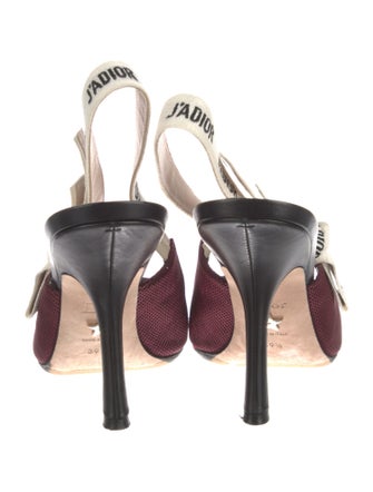 Christian Dior J'Adior Printed Slingback Pumps