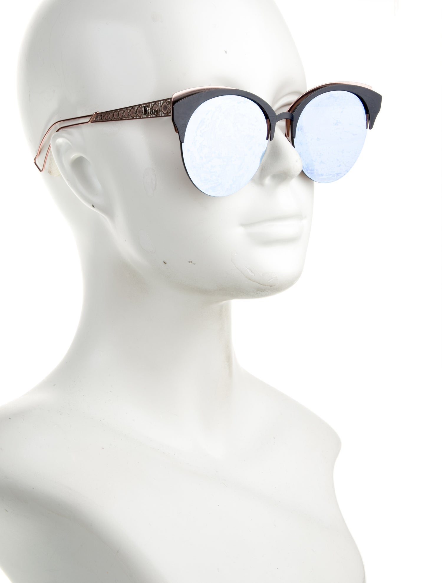Christian Dior Round Mirrored Sunglasses