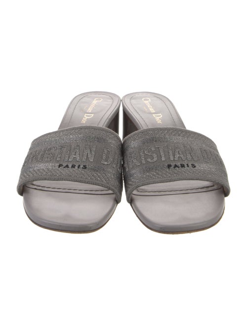 Christian Dior Canvas Slides
