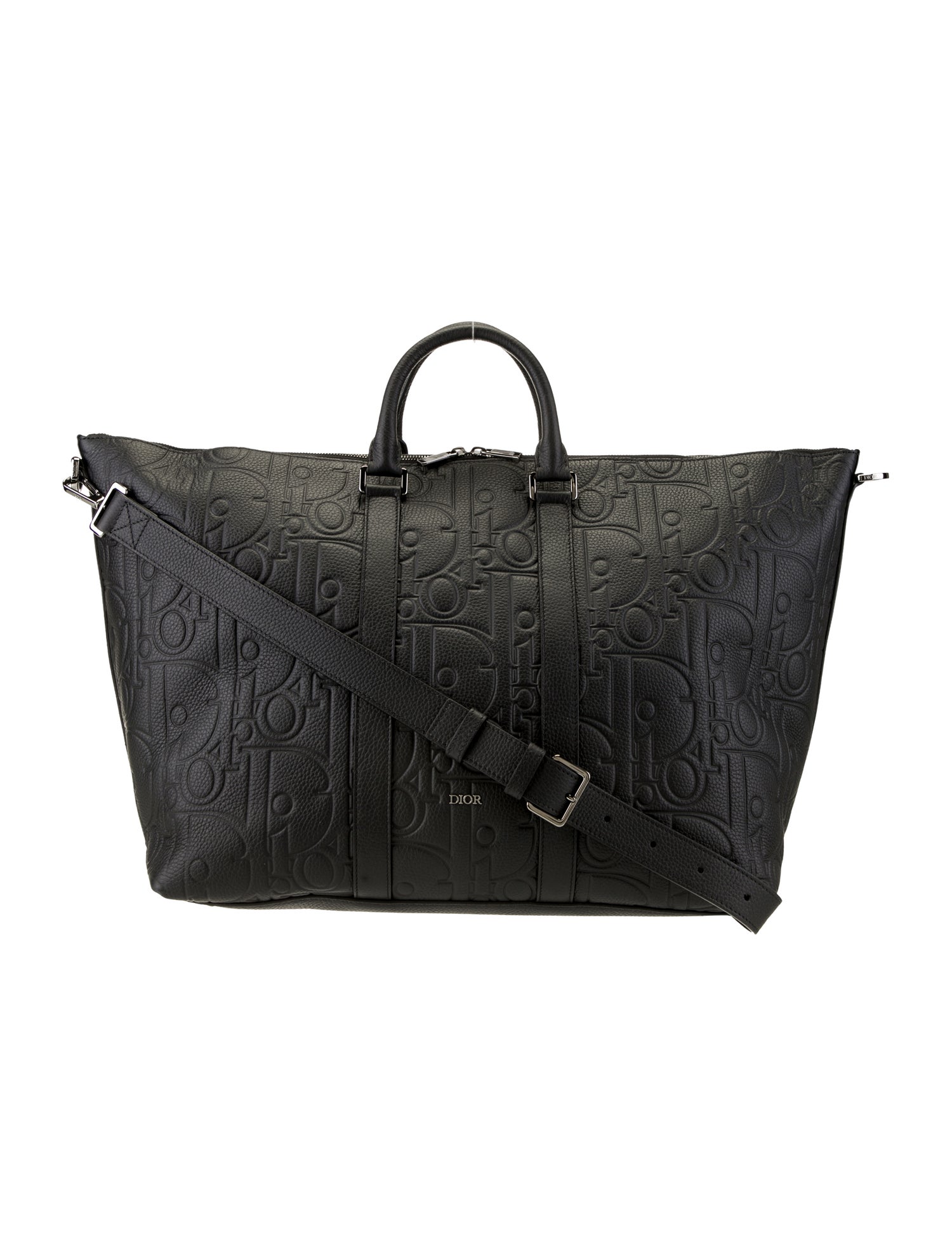 DIOR MEN Oblique Jacquard Weekender Bag 2024