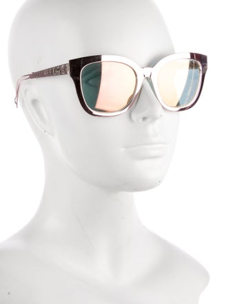 Christian Dior Wayfarer Mirrored Sunglasses