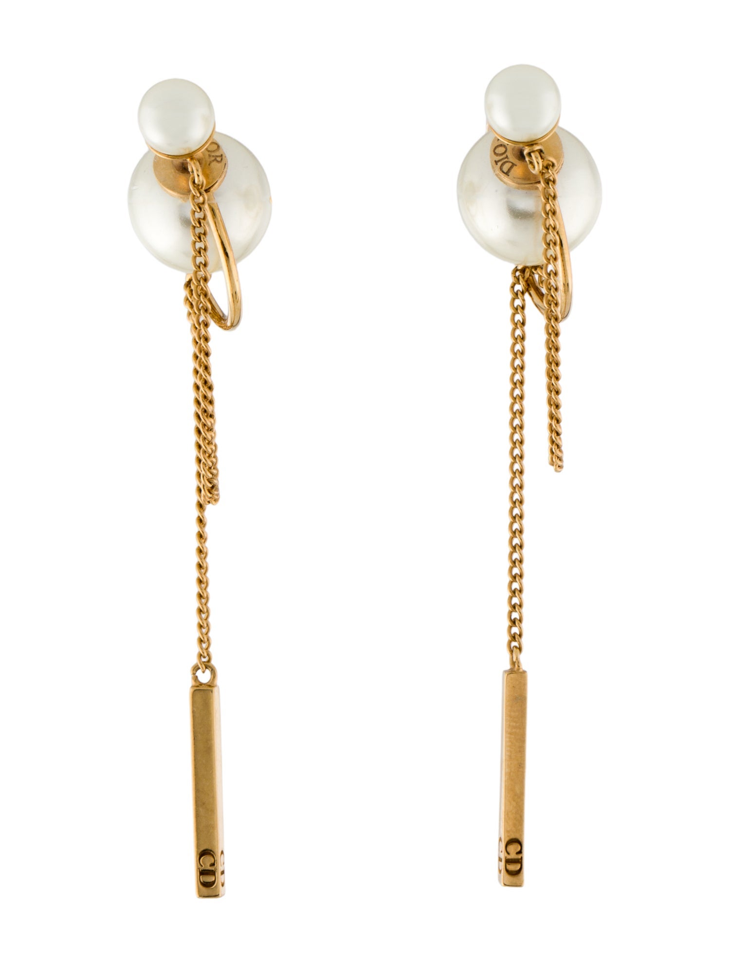 Celine Céline Dinosaur Resin Drop Earrings - Pink, Silver