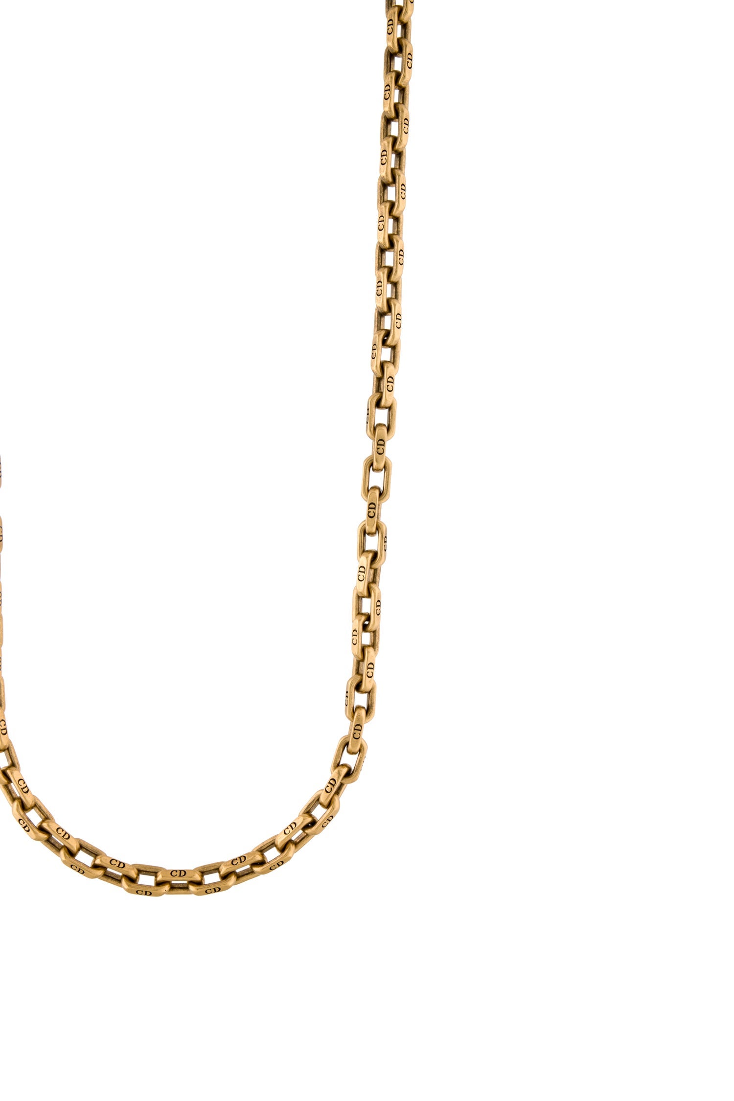 Christian Dior CD Long Chain Necklace