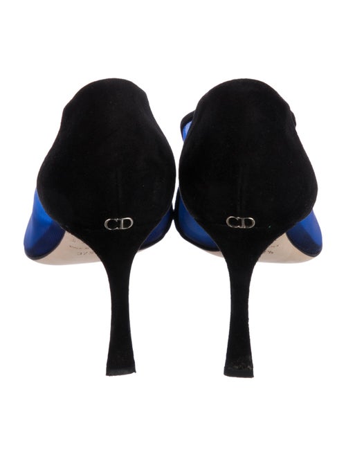 Christian Dior Suede Mesh Accents Pumps