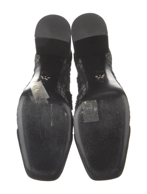 Christian Dior Lace Lace Pattern Lace-Up Boots