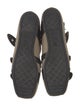 Christian Dior Satin Eyelet Trim Flats