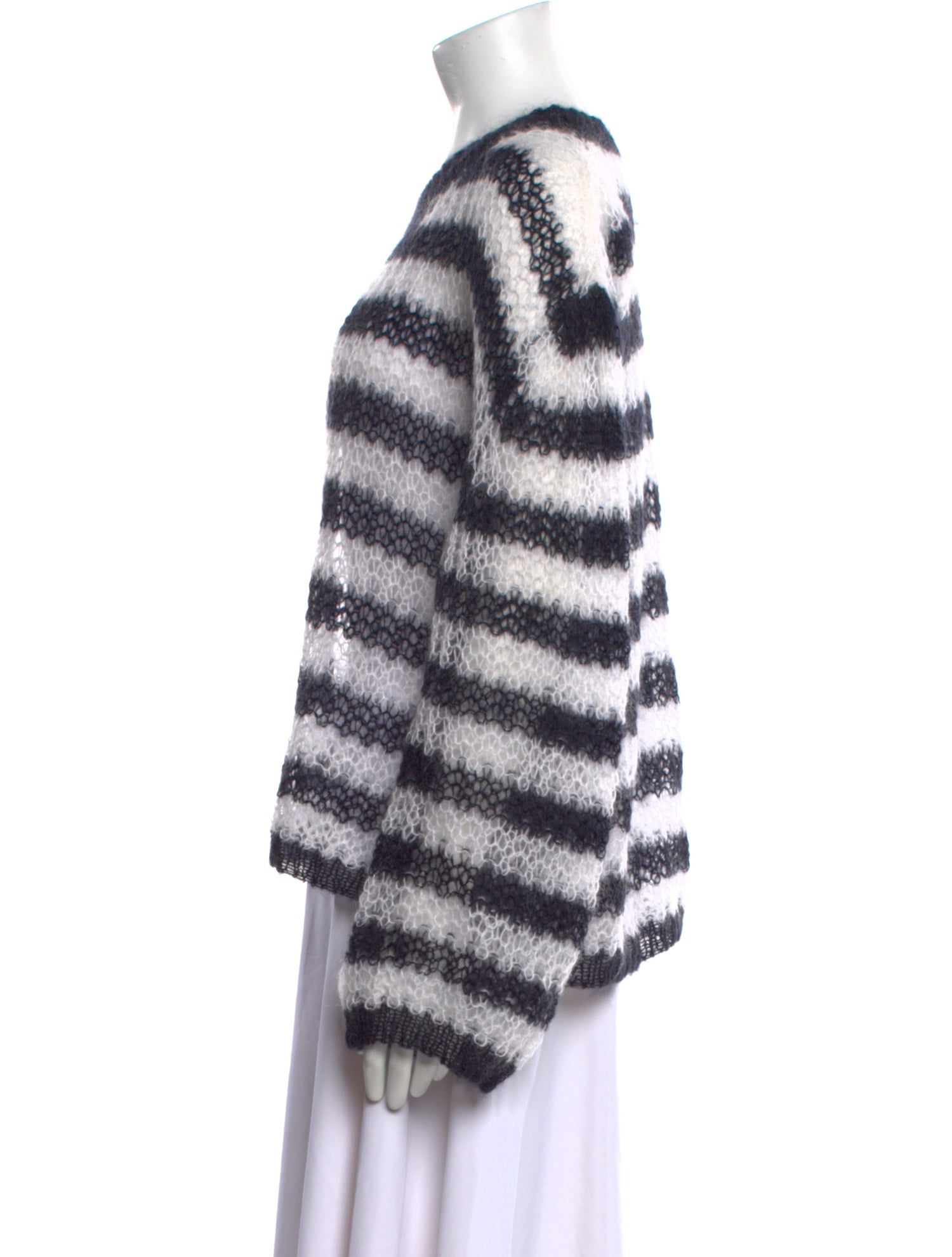 Christian Dior Mohair Striped Sweater