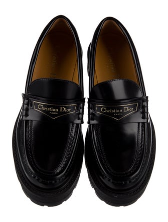 Christian Dior Leather Loafers