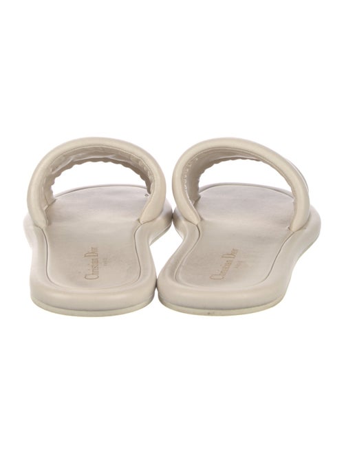 Christian Dior Leather Printed Slides