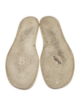 Christian Dior Leather Printed Slides