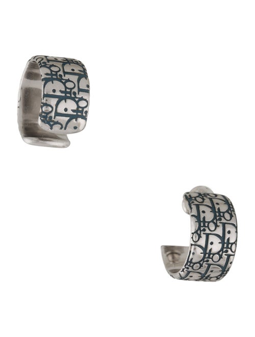 Christian Dior Resin Oblique Earring Set