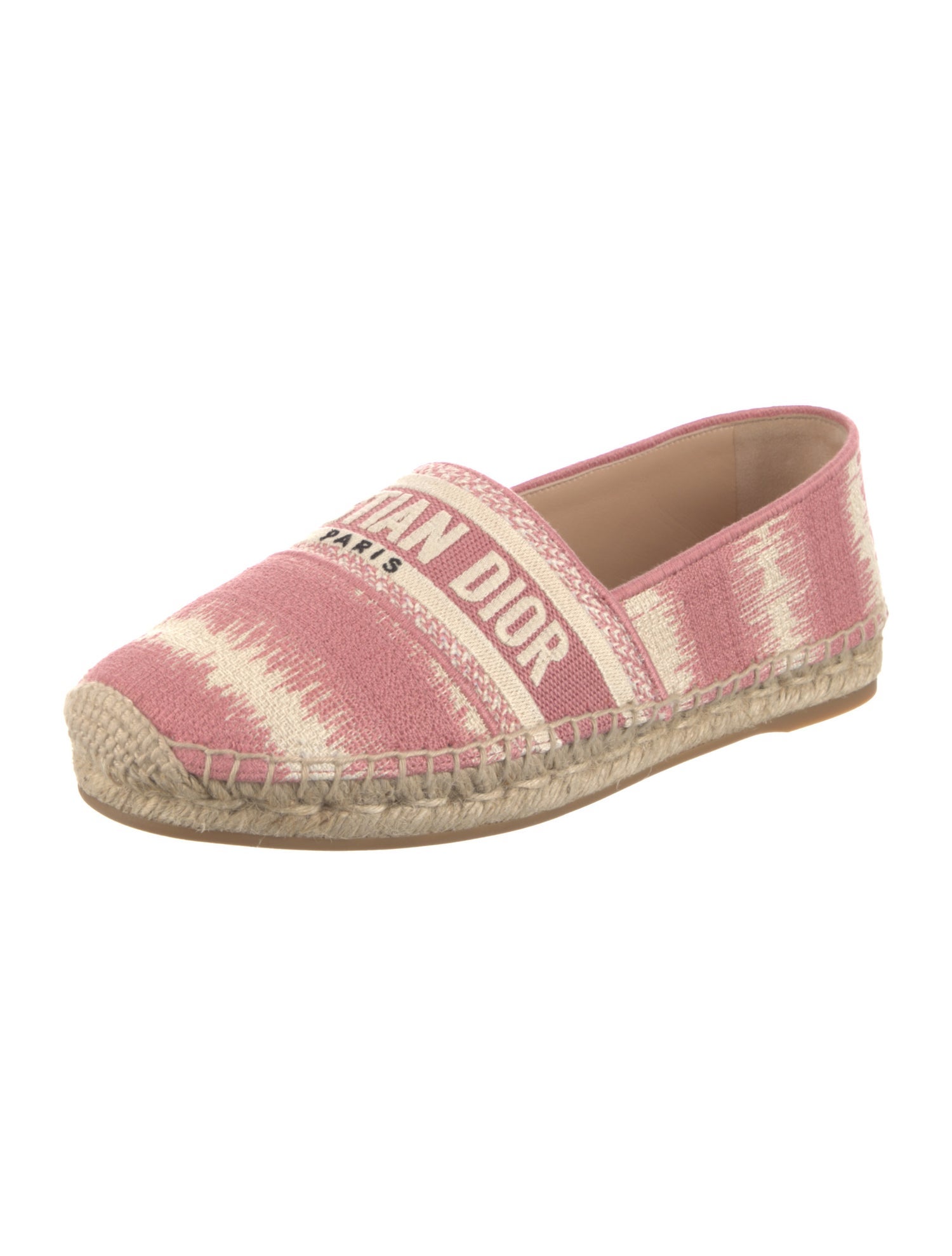 Christian Dior Canvas Printed Espadrilles w/ Tags