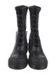 Christian Dior Leather Combat Boots