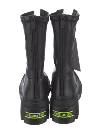 Christian Dior Leather Combat Boots