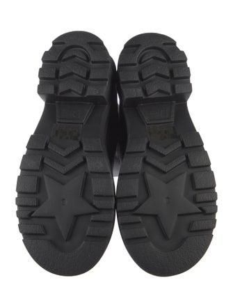 Christian Dior Leather Combat Boots