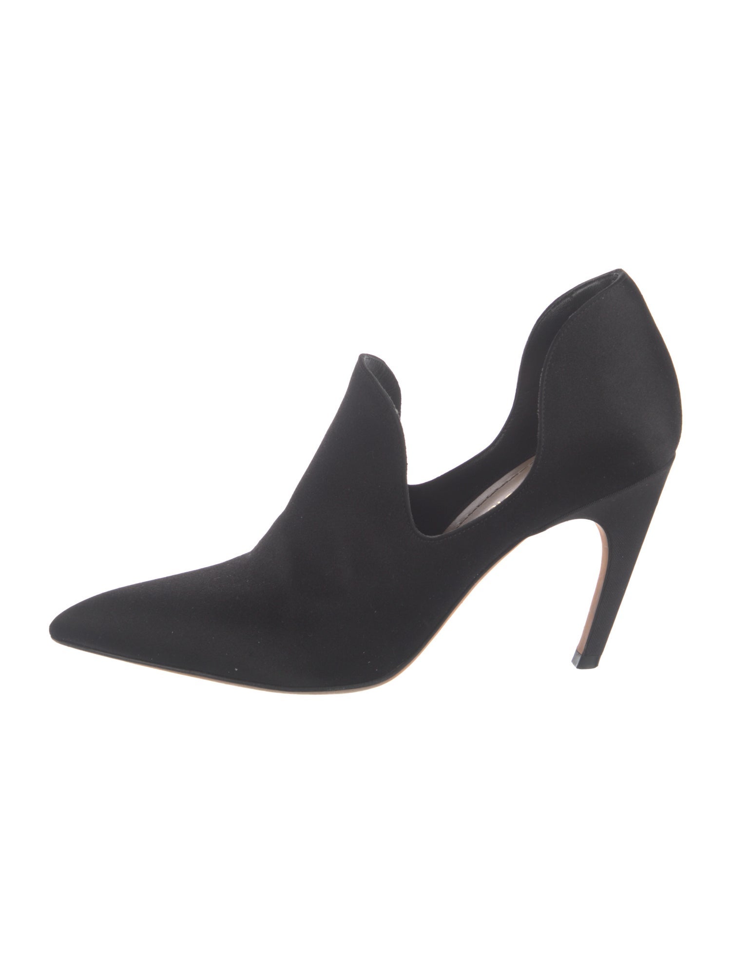 Christian Dior Satin D'Orsay Pumps