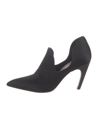 Christian Dior Satin D'Orsay Pumps