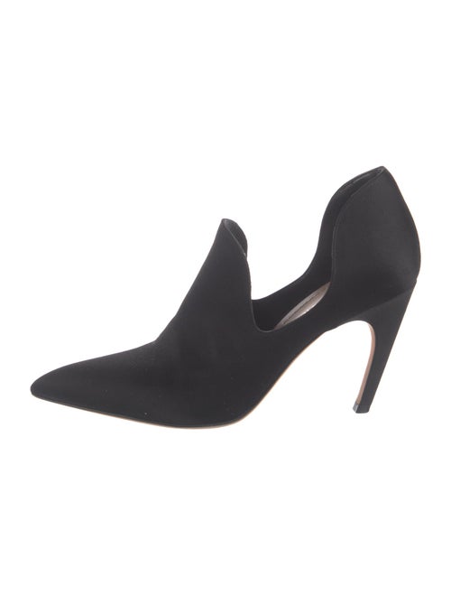 Christian Dior Satin D'Orsay Pumps