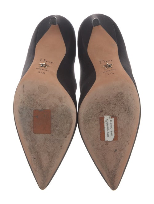 Christian Dior Satin D'Orsay Pumps