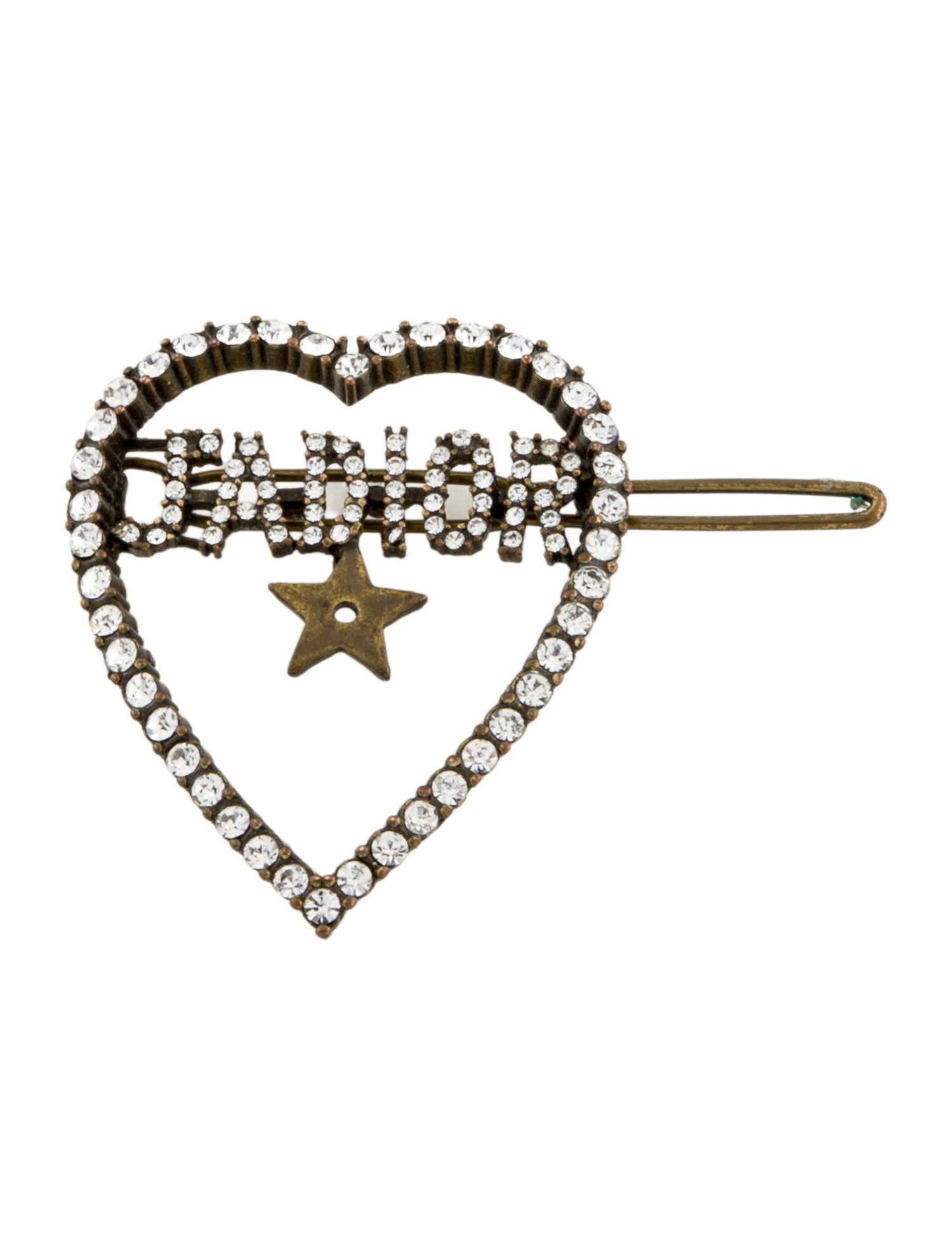 Christian Dior Crystal Beaded Hair Clip