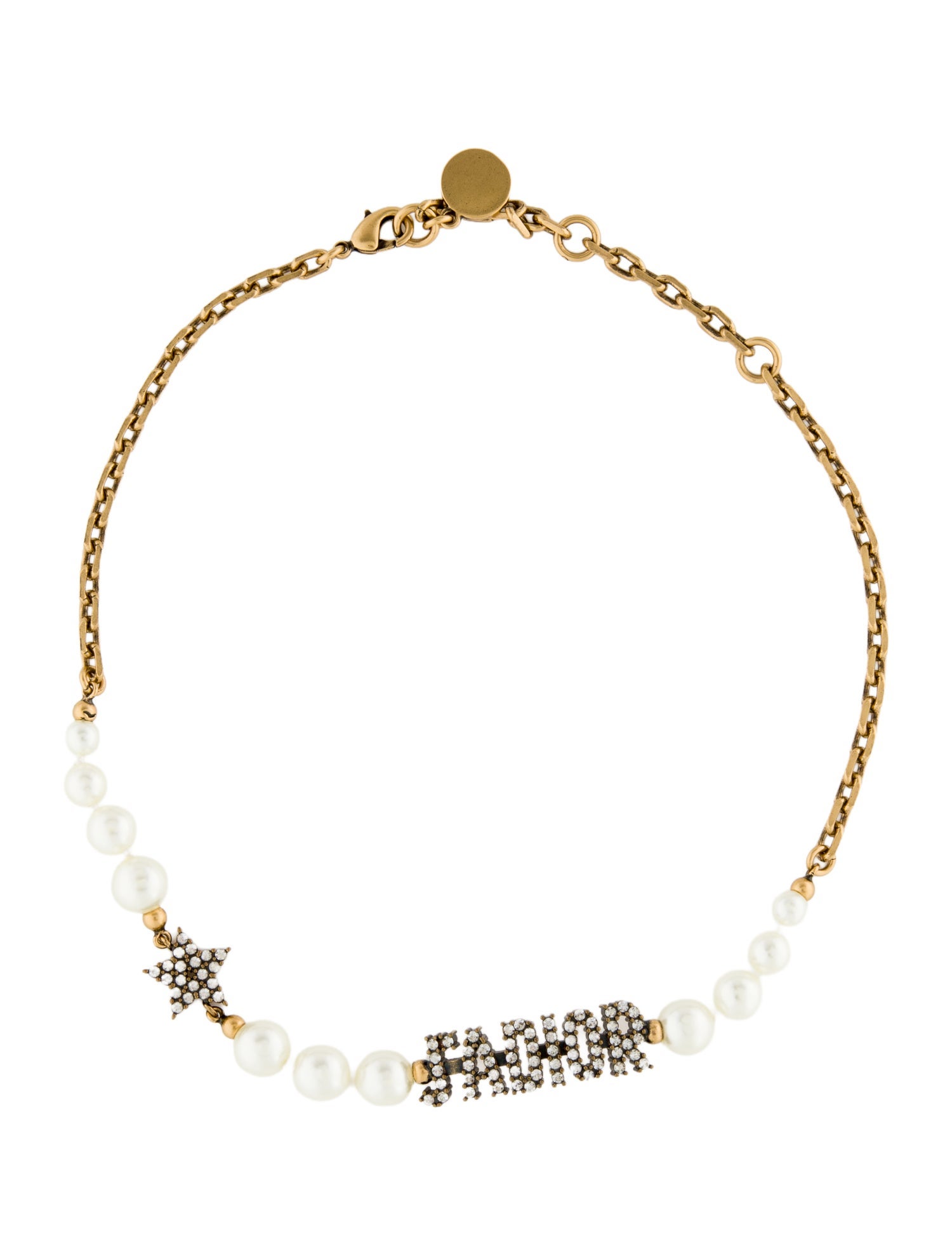 Christian Dior Faux Pearl J'Adior Choker
