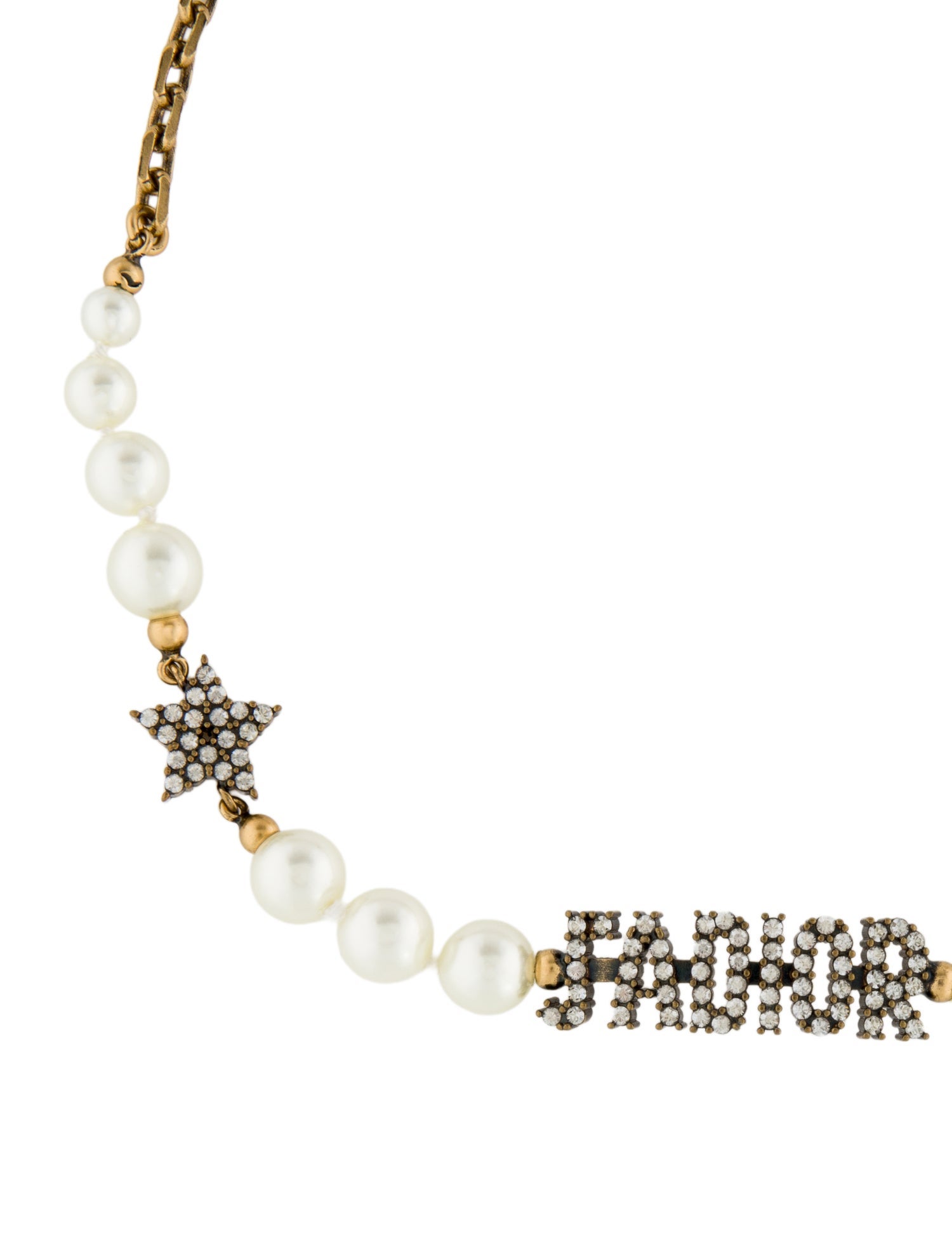 Christian Dior Faux Pearl J'Adior Choker