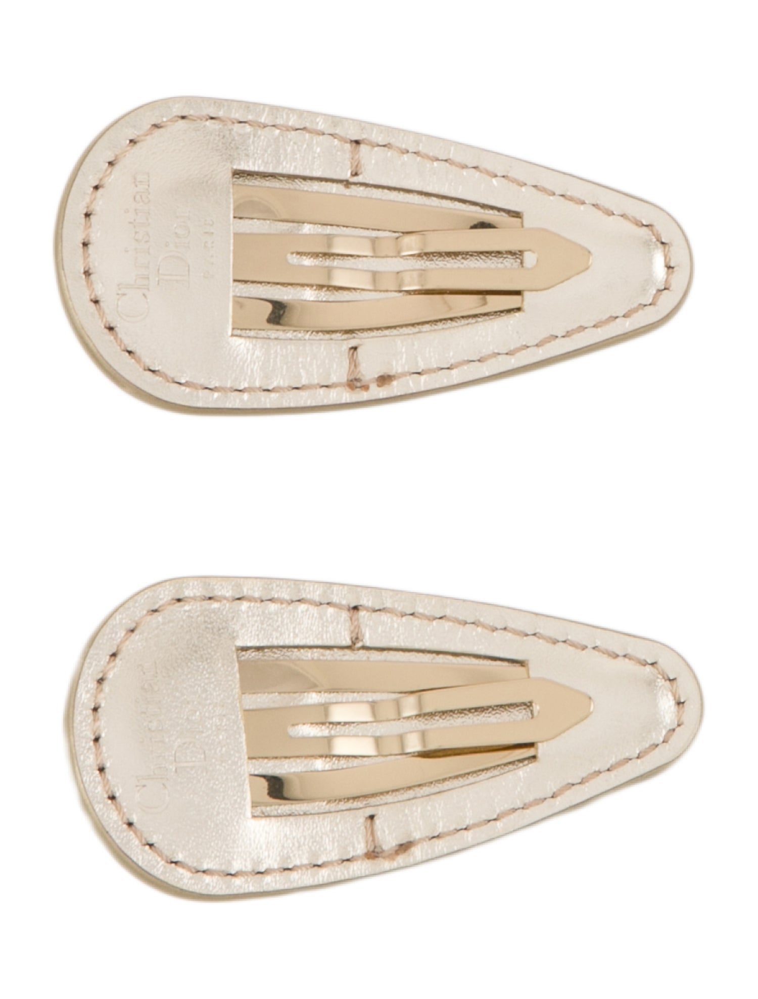 Christian Dior Metallic Hair Clips