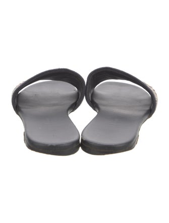 Christian Dior Canvas Printed Slides