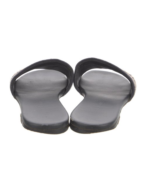 Christian Dior Canvas Printed Slides