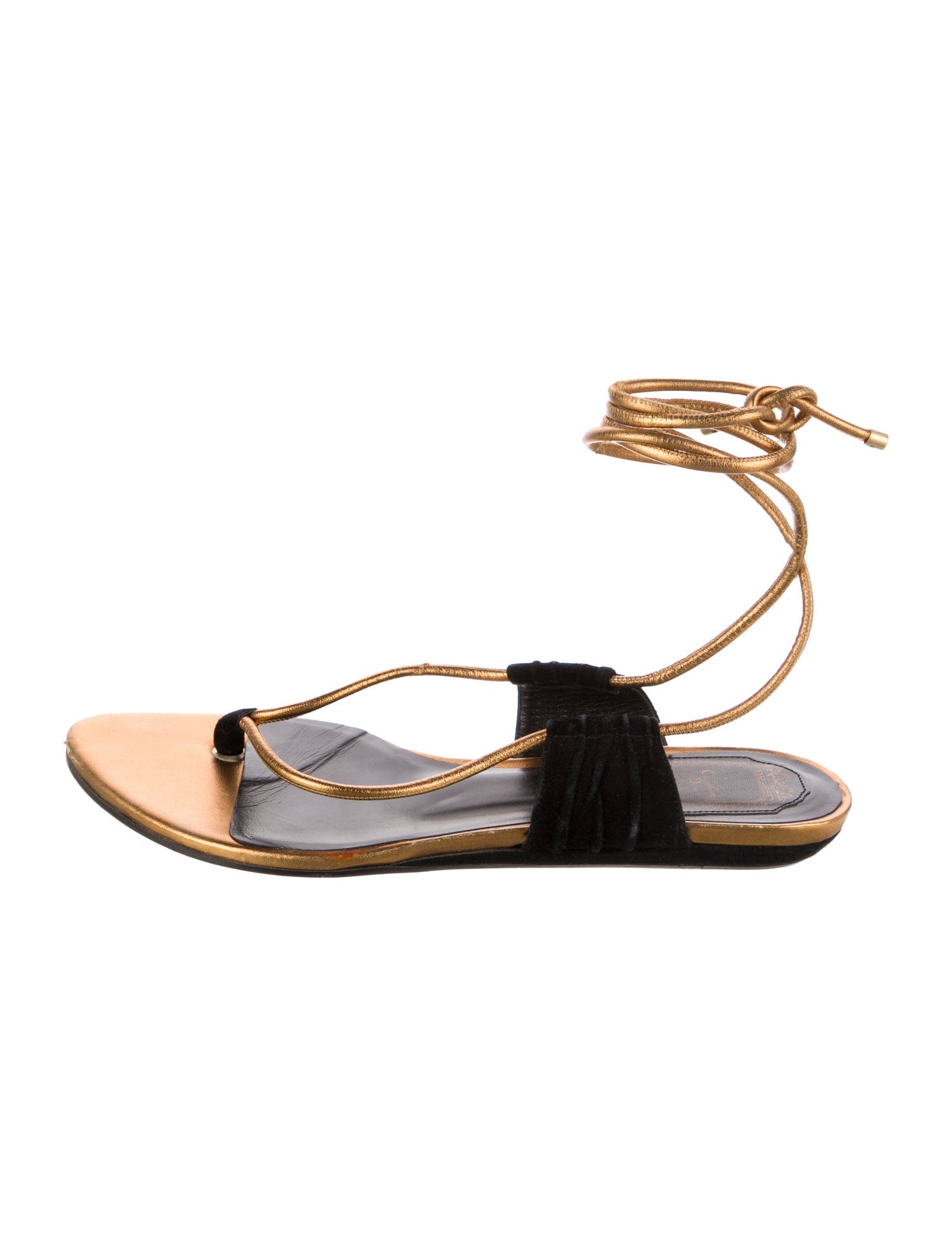 Christian Dior Leather Gladiator Sandals