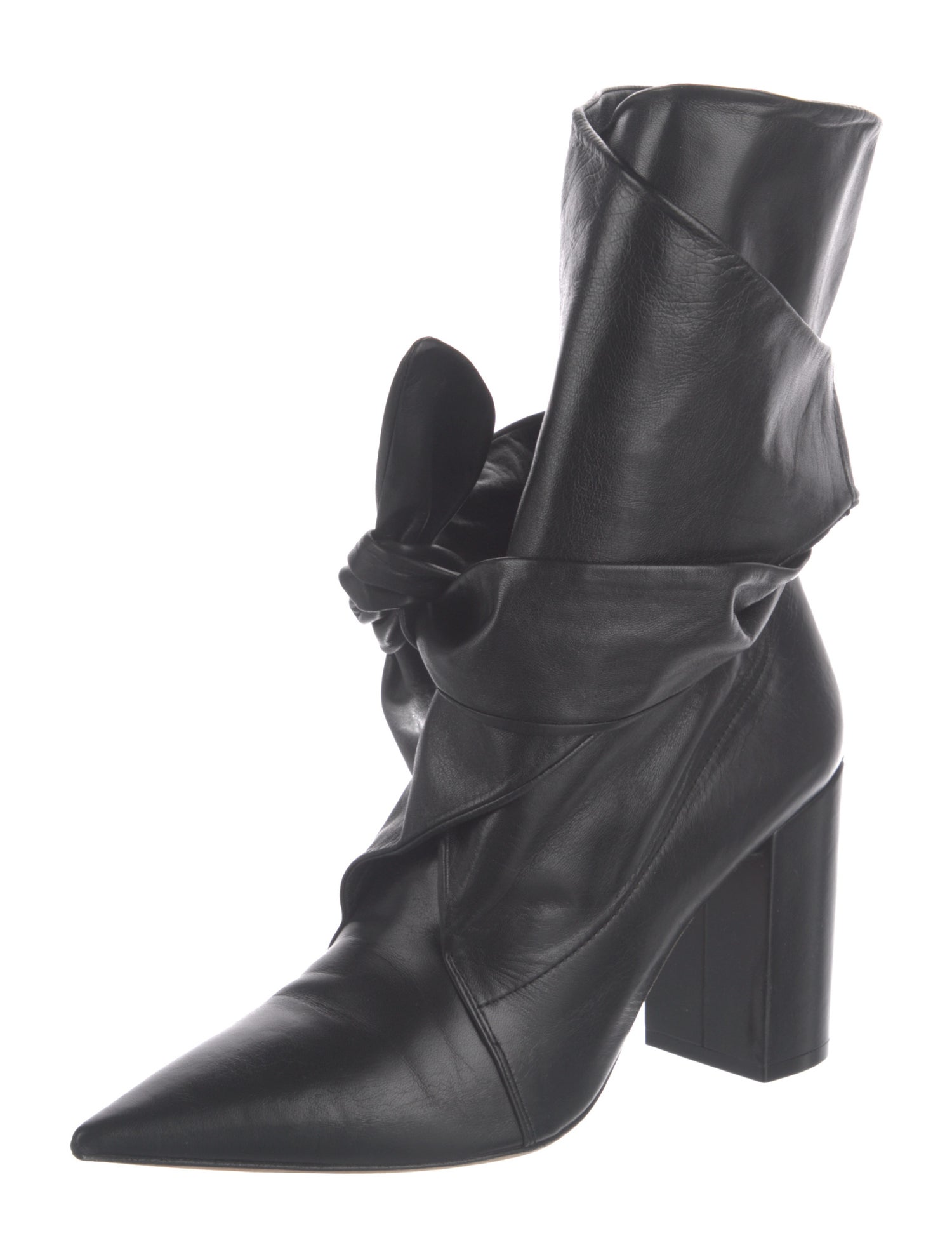 Christian Dior Leather Lace-Up Boots