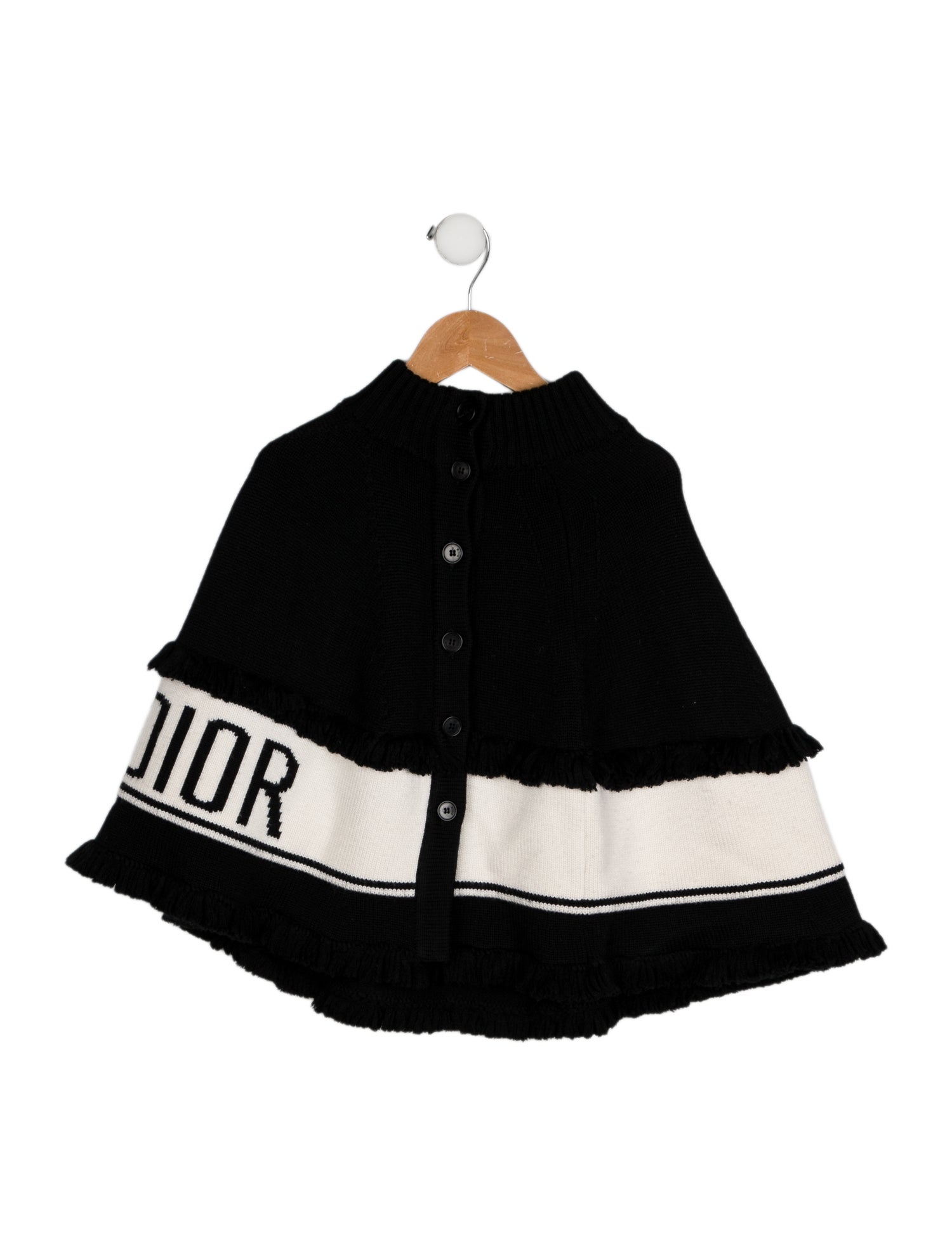 Christian Dior Girls' Knitted Poncho