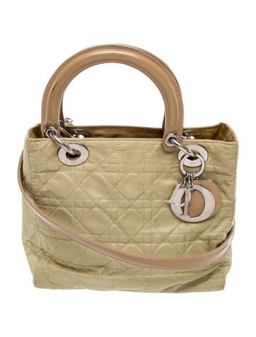 Christian Dior Handle Bags Cannage Lady Vintage