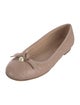 Christian Dior Cannage Pattern Leather Ballet Flats