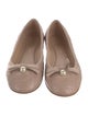 Christian Dior Cannage Pattern Leather Ballet Flats