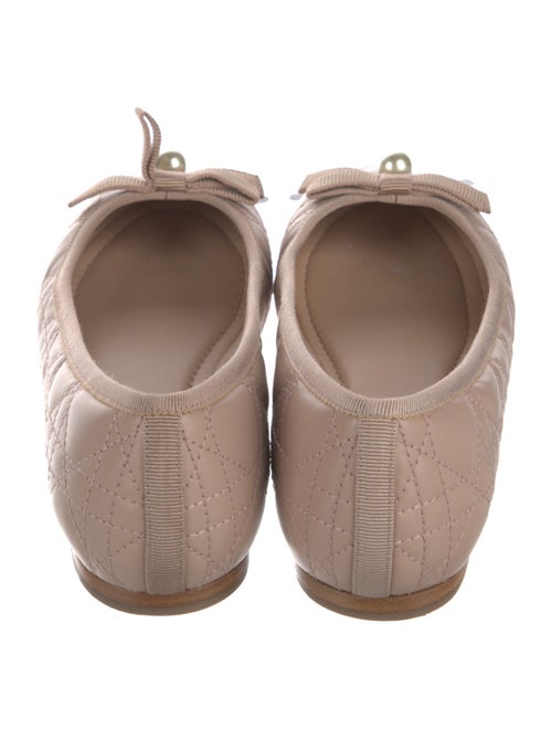 Christian Dior Cannage Pattern Leather Ballet Flats