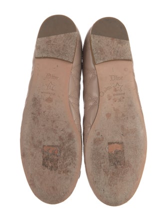 Christian Dior Cannage Pattern Leather Ballet Flats