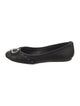 Christian Dior Leather Studded Accents Ballet Flats