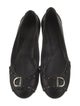 Christian Dior Leather Studded Accents Ballet Flats