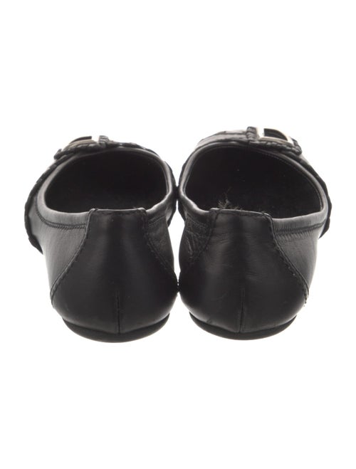 Christian Dior Leather Studded Accents Ballet Flats