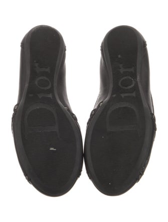 Christian Dior Leather Studded Accents Ballet Flats