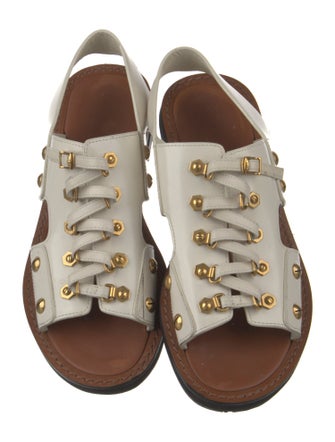 Christian Dior Bee Accent Leather Slides