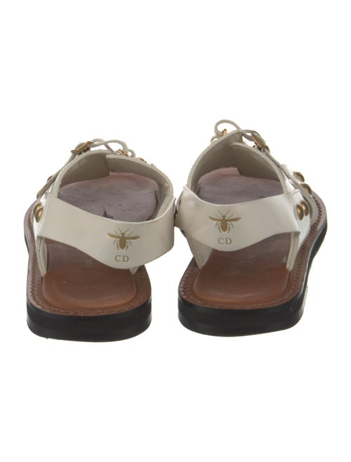 Christian Dior Bee Accent Leather Slides