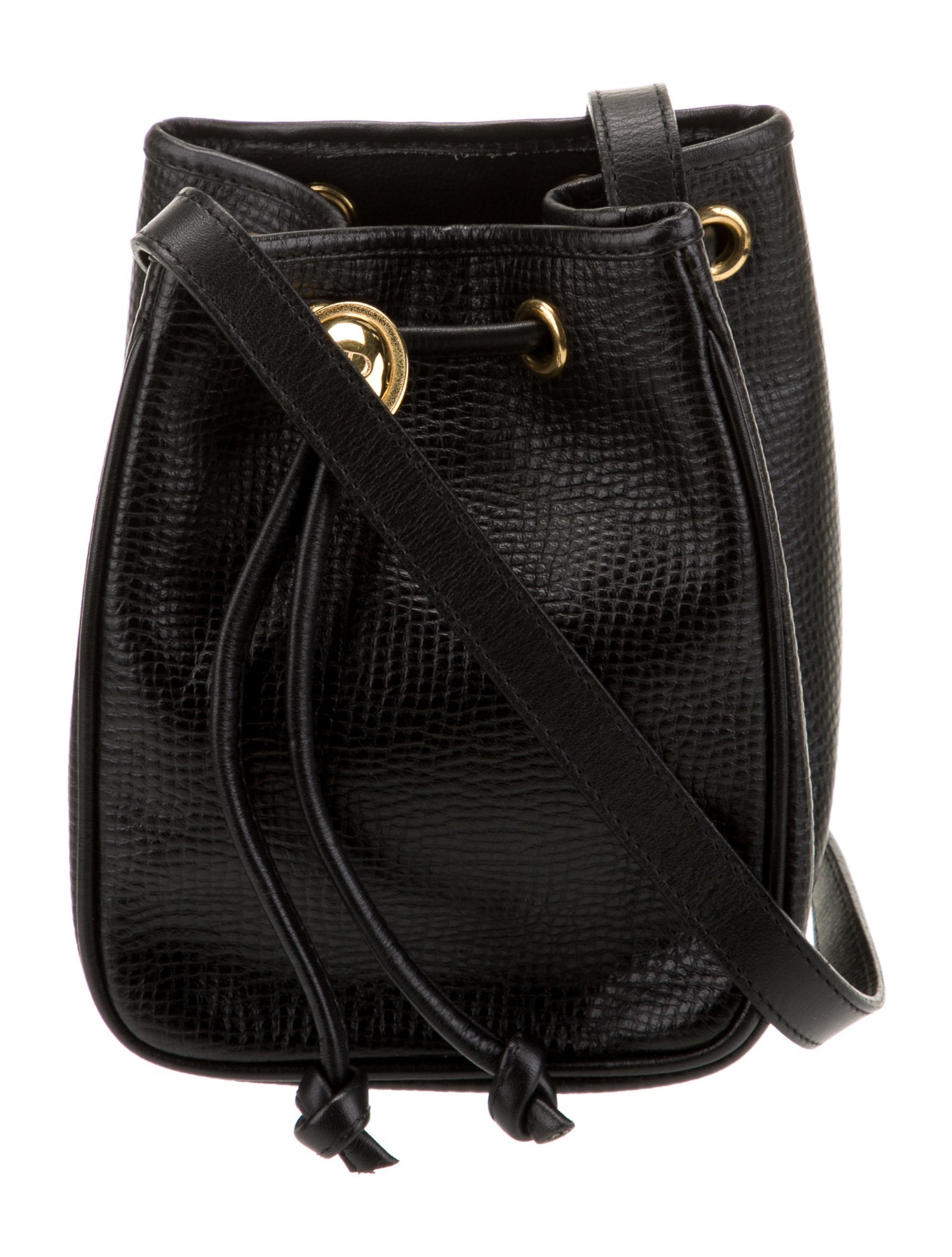 Christian Dior Leather Bucket Bag Small Vintage