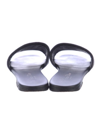 Christian Dior Canvas Printed Slides